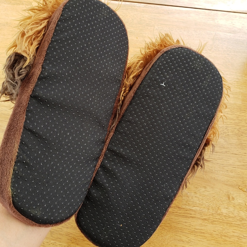 STAR WARS Chewbacca plush slippers L - Picture 6 of 6